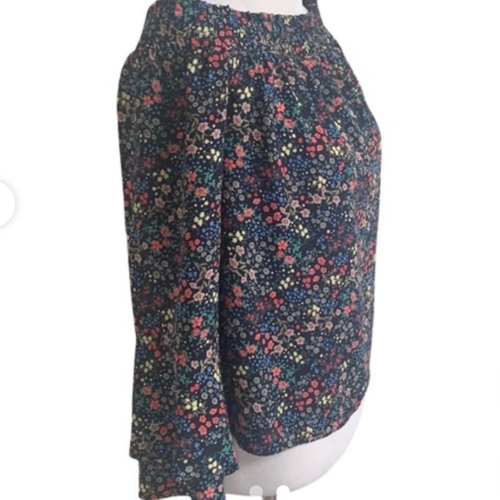 LUCKY BRAND Off The Shoulder Floral Bohemian Blouse - Picture 2 of 10